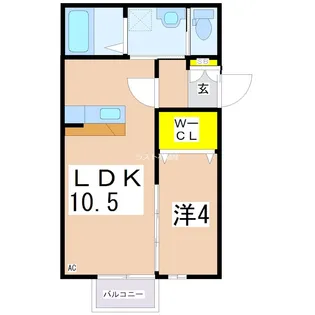 HAKUII【1階】の間取り