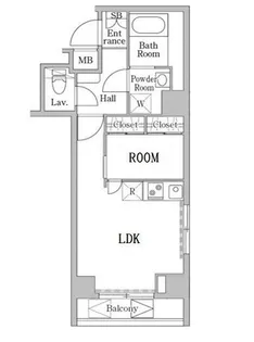 VAINQUEUR iwamotocho【4階】の間取り