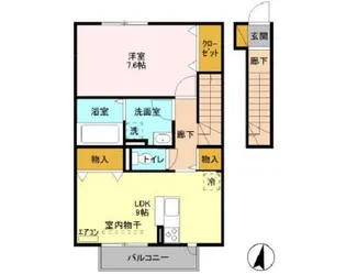 フロラシオン【2階】の間取り