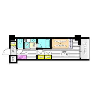 東京都新宿区西落合2【マンション】の間取り