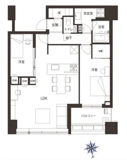 白金ザ・スカイ 東棟【29階】の間取り
