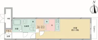 Savoir Ebis~サヴォワールエビス~【2階】の間取り