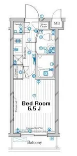 ル・リオン板橋プレミアムコート【1階】の間取り