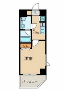 東京都国立市中1【マンション】の間取り