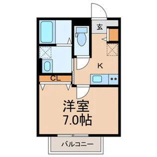 リトルキャビン【2階】の間取り