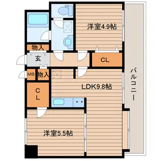 ダンデェリオン【3階】の間取り