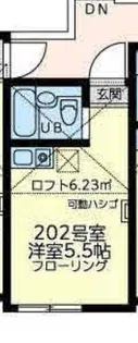 ユナイト阪東橋シドニーの杜【2階】の間取り