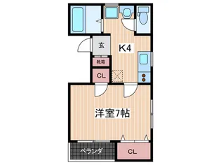 広島県広島市南区皆実町5【マンション】の間取り