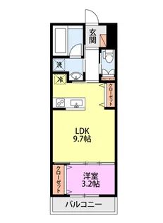 ガーデンシティ三和町【3階】の間取り