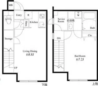 ブランシェ中村橋の間取り