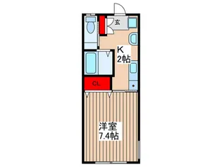 仮)コモド飯能本町【2階】の間取り