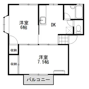 ブラッサムヒルズ【2階】の間取り