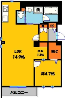 グランシェイド二番町【2階】の間取り