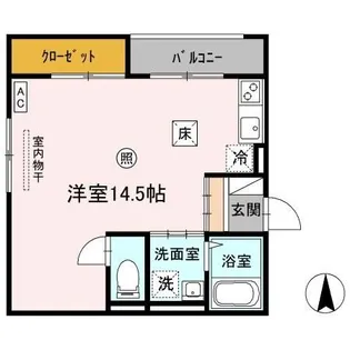 サン エクセル C棟【1階】の間取り
