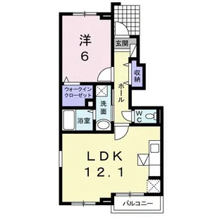 サンエイト【1階】の間取り