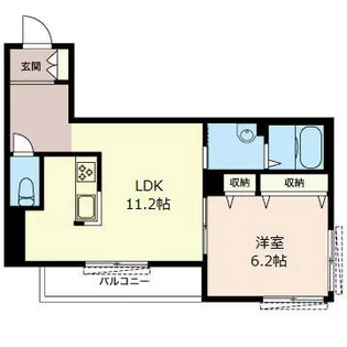 ジャスティス【2階】の間取り