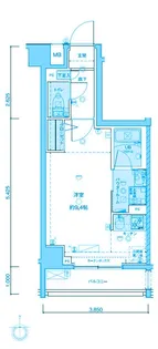 GENOVIA武蔵関公園skygarden【5階】の間取り