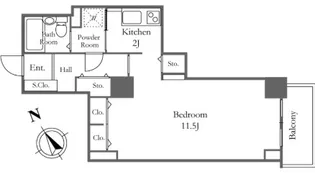東京都中央区新川2【マンション】の間取り