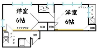 ODA伊加賀寿町BLD【4階】の間取り