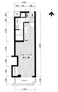 広尾レジデンスA棟【2階】の間取り