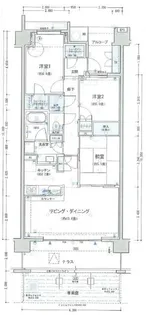 神奈川県横須賀市追浜東町2【マンション】の間取り