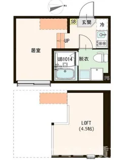 foret bleue【1階】の間取り