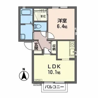 さくらハイツ【2階】の間取り