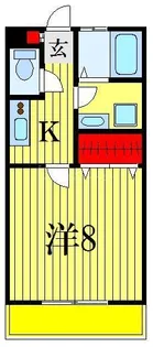 千葉県船橋市本中山3【アパート】の間取り