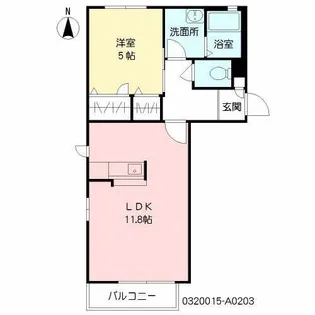 リュミエール【1階】の間取り