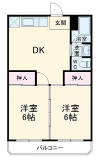 三の丸ブルーハイム【2階】の間取り