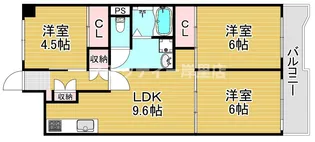 サンコーポラス南港27号棟【4階】の間取り