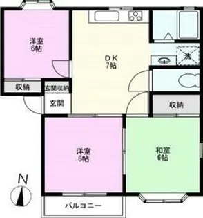 クリエイティブC【1階】の間取り