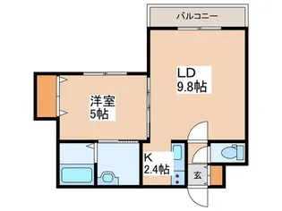A BOND east【4階】の間取り