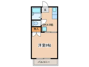クレスト東海【2階】の間取り