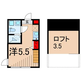 ソレイユ北綾瀬【1階】の間取り