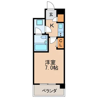ライオンズマンション泉第2【4階】の間取り