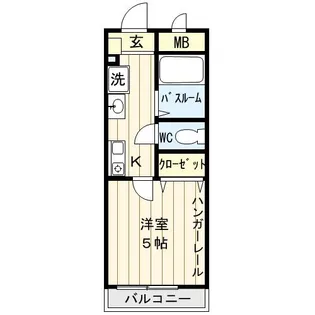 パークタウン【3階】の間取り