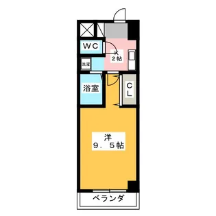 A・City中島西【3階】の間取り