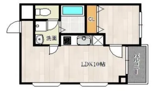 レクシア上新庄【3階】の間取り