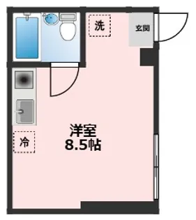 第二ラフォーレ君枝【1階】の間取り
