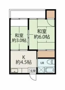 レジデンス浜町【2階】の間取り