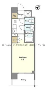 BluRocK東神奈川【8階】の間取り