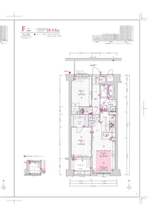 ラシュレ京都西大路【4階】の間取り