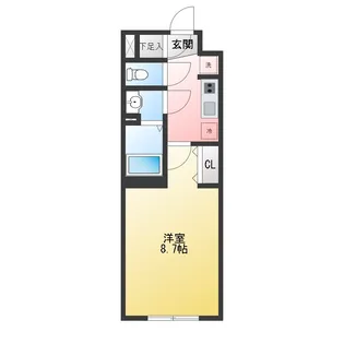 プロスタイルウェルス東武練馬【3階】の間取り