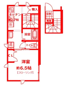 Mカーザ【2階】の間取り