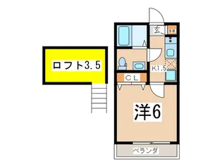 Reseda【2階】の間取り