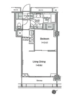 SHIBUYA CAST APARTMENT【16階】の間取り