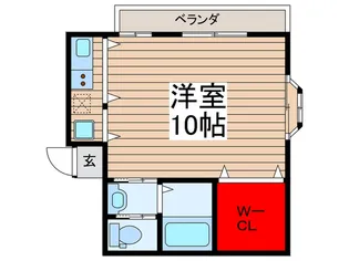 エスポワール本郷【1階】の間取り