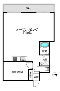 永谷リヴェール新宿【10階】の間取り
