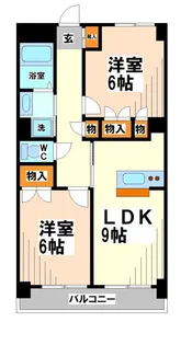 メゾンドール内海【2階】の間取り